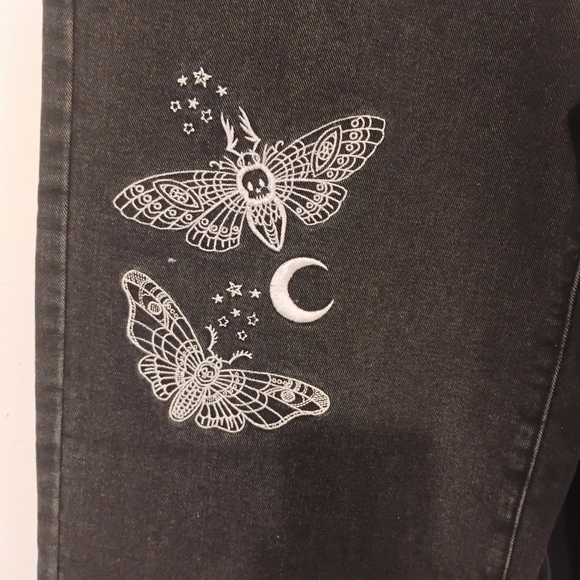 DISTURBIA Thysania Wide Leg Jeans, Size 34 - Picture 9 of 12